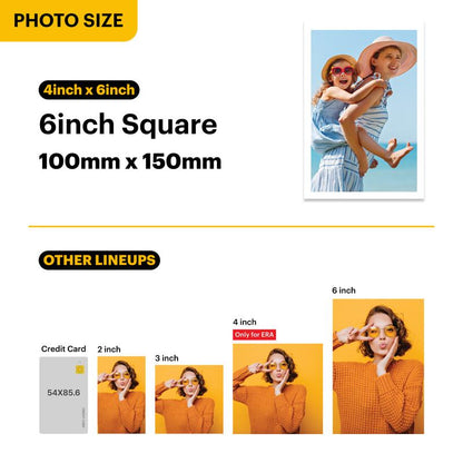 Dock Plus 4PASS Instant Photo Printer (4x6 inches)