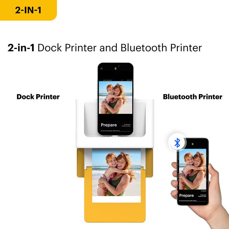 Dock Plus 4PASS Instant Photo Printer (4x6 inches)