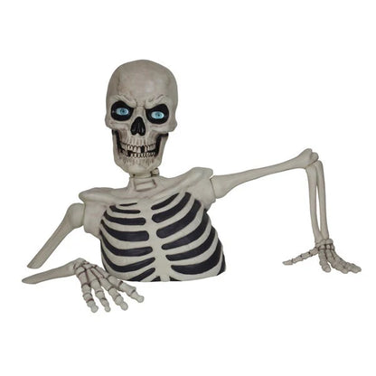 Massive Skeleton with Glowing Eyes & Spooky Sound